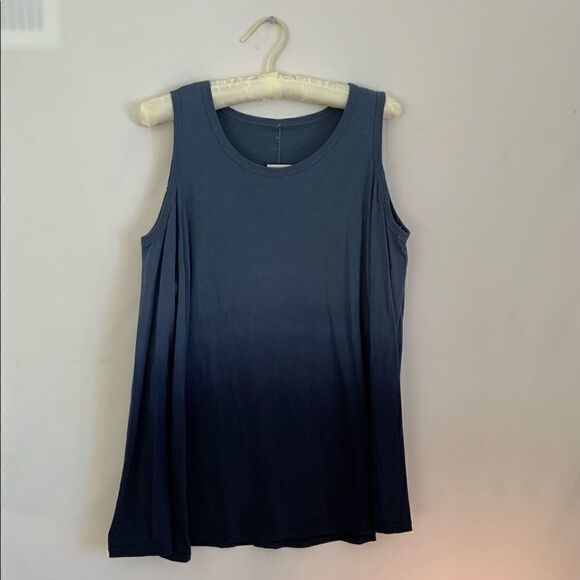 Style & Co. Tops - Cold shoulder Blue Top 